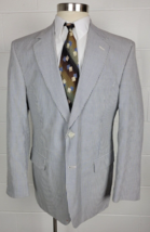 Jos A Bank Mens Cotton Seersucker Sport Coat Jacket 42R - $34.65