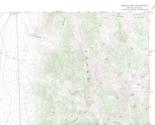 Morgan Pass, Nevada 1980 Vintage USGS Topo Map 7.5 Quadrangle with Markings - $17.95