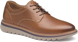 Johnston &amp; Murphy Men&#39;s Braydon Plain Toe Tan Full Grain, 12 M - $72.75