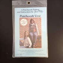Patchwork Vest Quilt Pattern Yours Truly Sz S/M M/L Basic Decorative 1980 VTG - $6.85