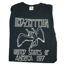 Vintage 2003 Led Zepplin T-Shirt United States of America 1977 Size Small - £10.38 GBP