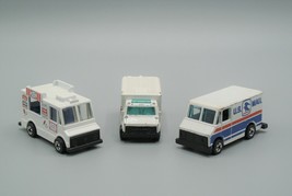 Hot Wheels Diecast Lot of 3 Good Humor Truck U.S. Mail Ambulance White Vtg 1976 - £19.27 GBP