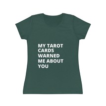 My Tarot Cards Warned Me About You Women&#39;s Iconic T-Shirt | Tarot Themed... - £9.39 GBP