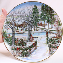 Winters Dream S Tuck Christmas 8&quot; Plate Limited Edition Bone China Numbered - $10.23