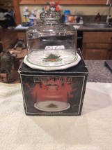 Pfaltzgraff Christmas Heritage Cheese Keeper With Box, Cheese Storage Co... - $19.80