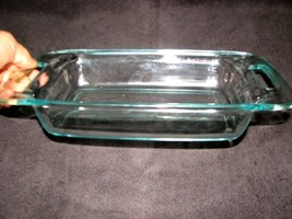 Vintage Pyrex Casserole Dish,232, 06 09, Clear Blue Tint Glass 2Qt,. 11 x 7 - $14.85