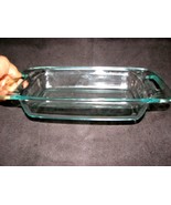 Vintage Pyrex Casserole Dish,232, 06 09, Clear Blue Tint Glass 2Qt,. 11 x 7 - $19.80