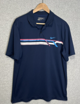 Nike Golf Tour Performance Dri Fit Blue Mens Size XL - $11.98