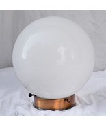 Ceiling Light Fixture Vintage with Glass Globe Cover - £94.83 GBP