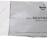 SENTRA    2012 Owners Manual 426784Tested*~*~* SAME DAY SHIPPING *~*~**T... - $54.45