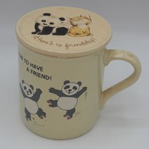 Hallmark Tazza Mates Panda Coppa con Coperchio Sottobicchiere - £38.76 GBP