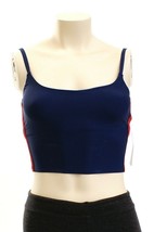 Spiritual Gangster Blue Practice Track Stripe Cropped Camisole Women&#39;s XS NWT - £39.53 GBP