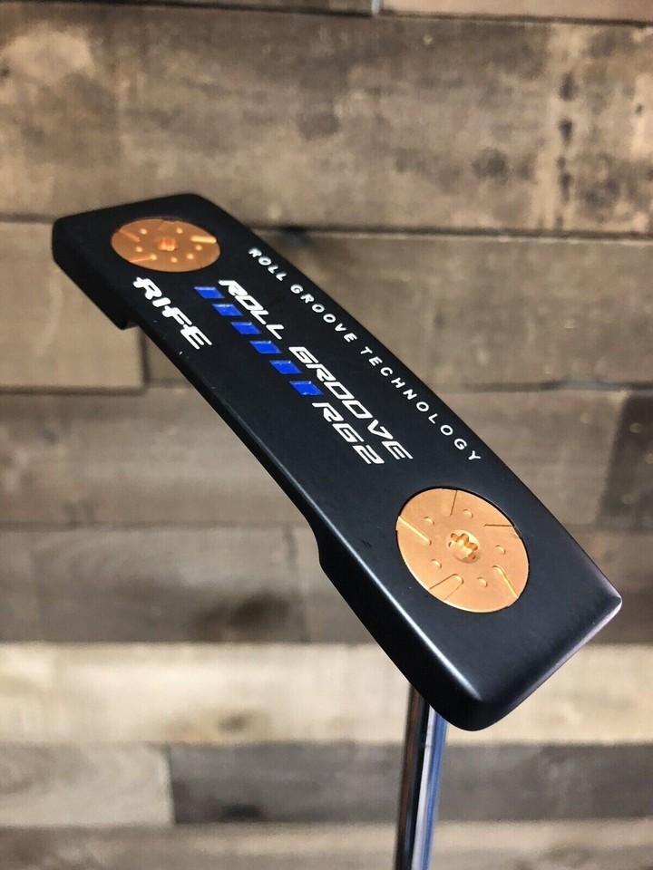 DEMO RH Rife Golf Roll Groove RG2 Widened Heel Blade Putter (34&quot;) 244-MY3X - $146.95