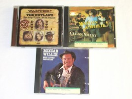 Wanted The Outlaws Waylon Willie Jessi Colter Tompall Clean Shirt Boxcar Willie - £11.25 GBP