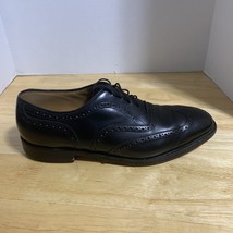 J Murphy Men’s Wingtip Brogue Oxford Shoes Size 10D/B Black Leather - $559.94 MXN