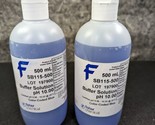 2 New Fisher Chemical SB115-500 Blue pH 10.00 Buffer Solution 500mL Exp ... - $27.99