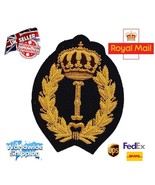 Bullion Embroidered Ralph Alphabet &quot;i&quot; Red Crown Blazer &quot;Handmade&quot;Bullio... - €20,69 EUR