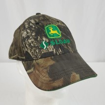 John Deere Woodland Camo Hat Cap Strapback Embroidered Sloan Implement T... - £14.33 GBP