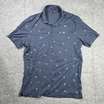 Travis Mathew Polo Shirt Mens XL Pineapple Cactus Golf Performance Made ... - $23.50