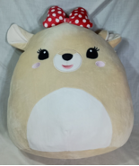 NWT 2021 Big Squishmallows Rudolph the Red-Nose Reindeer Clarice Plush L... - £22.68 GBP