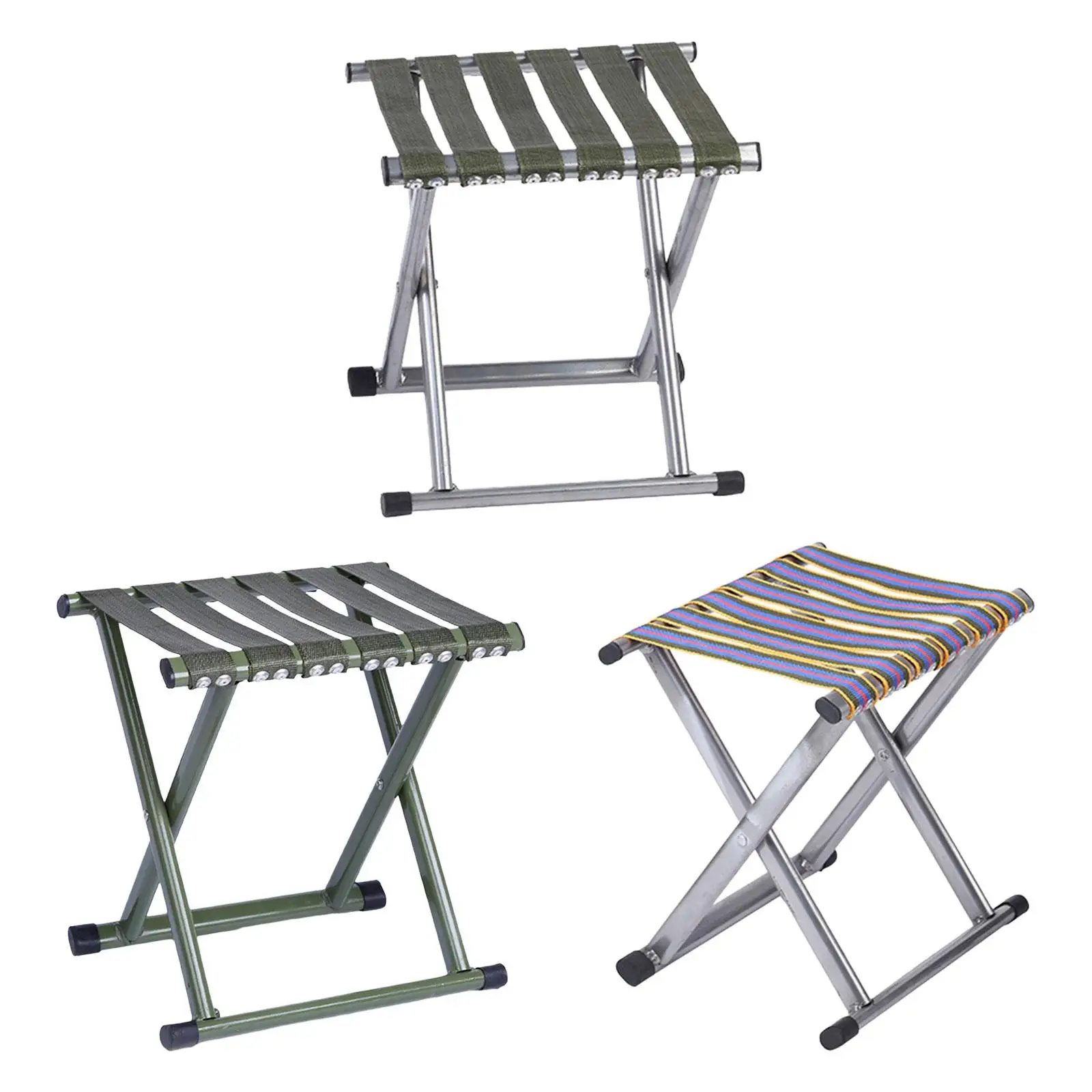 Folding Camping Stool Footrest Lightweight Foot Rest Foldable Footstool Saddle - £33.75 GBP