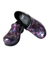 Dansko Professional Clog Dotty Multicolor Patent Leather Size EU 38 US 7... - $1,605.24 MXN