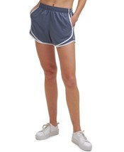 Calvin Klein Womens Perforated Shorts Color Steel Size 2XL - £27.38 GBP