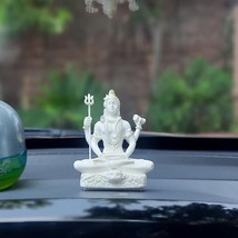 Shiv Shiva Murti Statue Idols Sculpture Car Dashboard Pooja Temple 3 INCH - £31.97 GBP