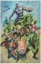 Tony Isabella SIGNED Marvel Monsters Art Print ~ Ghost Rider Dracula Man... - $29.69
