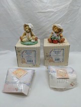 Lot Of (2) Cherished Teddies Springtime Becky And Violet - £28.01 GBP