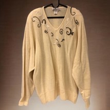 Vtg Westbound II Women’s 22W Sweater Long Sleeve Pullover Sequins Lambsw... - £45.69 GBP