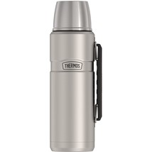 THERMOS Stainless King Vacuum-Insulated Beverage Bottle, 40 Ounce, Matte Steel - £53.76 GBP