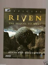 Official Riven Hints and Solutions (1997, Paperback) Guide - £3.93 GBP