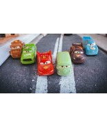 Disney Pixar Cars Micro Drifters Lot Lightning McQueen Finn Holley Mater - $65.53 CAD