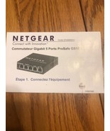 Netgear Connect With Innovation GS105v4…Instruction OEM Manual Only Ship... - $27.03 CAD