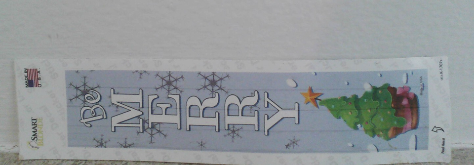 Be Merry Christmas Tree - 3&quot;  Decal Sticker - $7.50