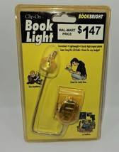 Vtg Walmart Issue BOOKBRIGHT MINIATURE CLIP-ON BOOK LIGHT BRAND NEW Old ... - £5.15 GBP