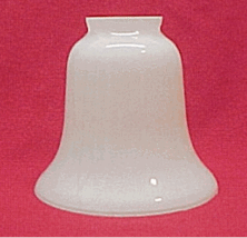 White Glass Lamp Light Bell Shade 2 1/4 for Sconce Fan Chandelier - $9.95