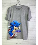 Sonic The Hedgehog Gray Graphic Print Tee T-Shirt Youth Boys Girls Size XL - £7.05 GBP