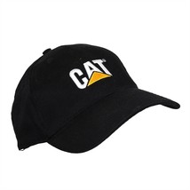Caterpillar CAT Hat 5 Panel Adjustable Black Ball Cap - £15.88 GBP