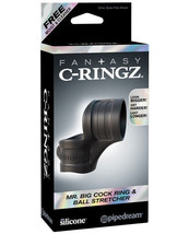 Fantasy C-ringz Mr. Big C*ck Ring &amp; Ball Stretcher - Black - £17.20 GBP