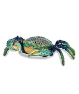 Bejeweled Blue Crab Trinket Box - $210.61 CAD