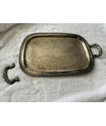 Vintage Oneida Silver Plated Serving Tray w/ broken Handle - $18.49