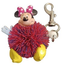 Vintage 90s Disney Minni Koosh Sfera Tattile Portachiavi Bambini Giocattolo - £8.15 GBP