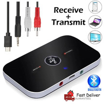 Bluetooth Transmitter And Receiver Wireless Adapter For Home Stereo/Speaker Us - £19.73 GBP
