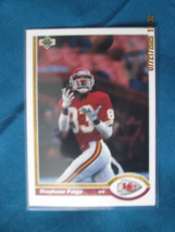 1991 Upper Deck Stephone Paige Kansas City Chiefs #178 - $37.44 MXN