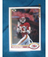 1991 Upper Deck Stephone Paige Kansas City Chiefs #178 - $37.49 MXN