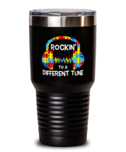 30 oz Tumbler Stainless Steel  Funny rockin&#39; to a different tune  - £26.33 GBP