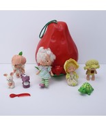 Strawberry Shortcake Vintage Lot 4 Dolls Pets Strawberry House - $102.13 CAD