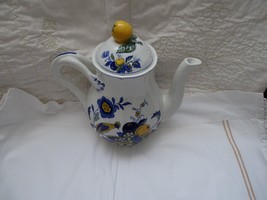 Spode Copeland England Blue Bird Coffee Pot Vintage British Ceramics - £38.84 GBP